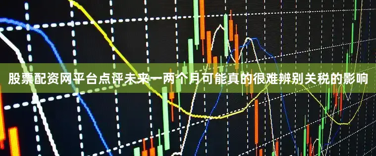 股票配资网平台点评未来一两个月可能真的很难辨别关税的影响