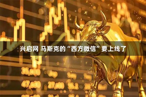 兴启网 马斯克的“西方微信”要上线了